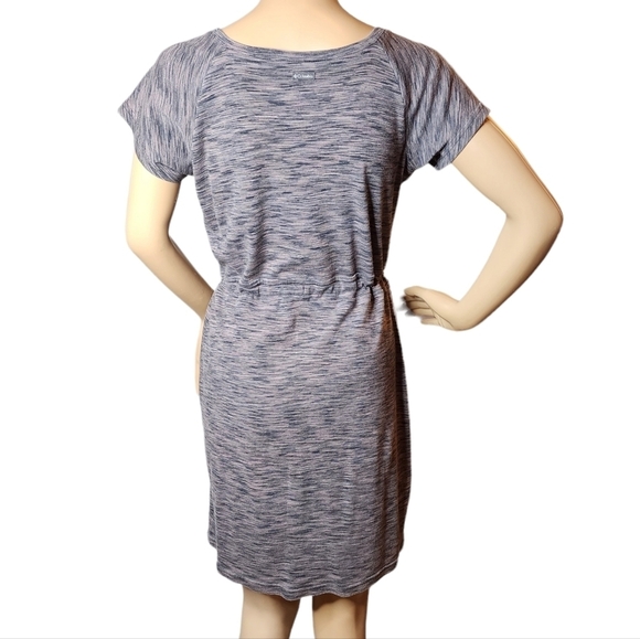 Columbia heathered taupe stretch short sleeve dress. Size small - Picture 12 of 16